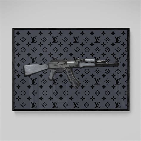 tableau louis vuitton ak-47|Tableau Louis Vuitton .